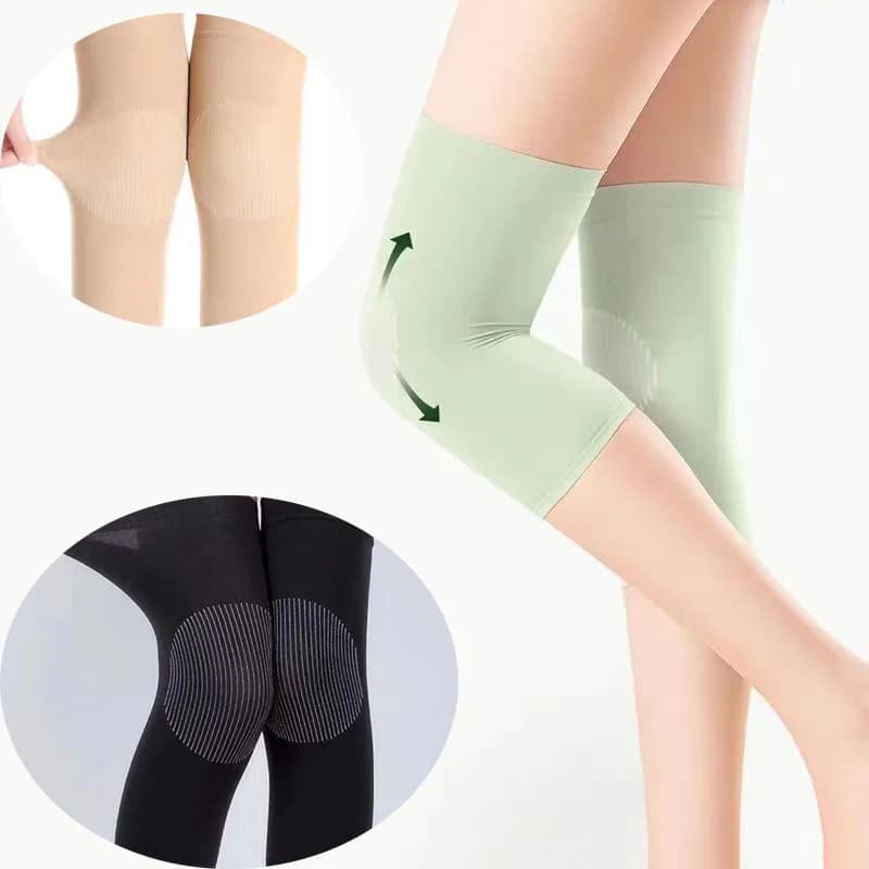 Ginocchiere sportive morbide estate traspirante artrite articolazioni scaldamuscoli caldo supporto per ginocchio protezione Brace ginocchiere antiscivolo elastiche