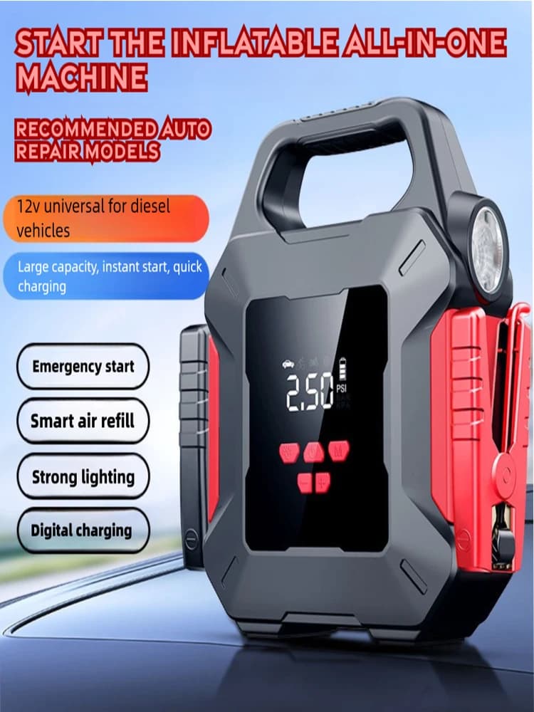 Accumulatori e caricabatterie di riserva 59800mah 1800A Avviatore di emergenza Caricatore portatile Booster per auto 12V Dispositivo di avviamento automatico Batteria per auto di emergenza