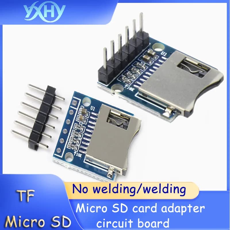 1 pz 3.3 V Mini modulo scheda Micro SD Mini lettore di schede TF circuito adattatore scheda Micro SD
