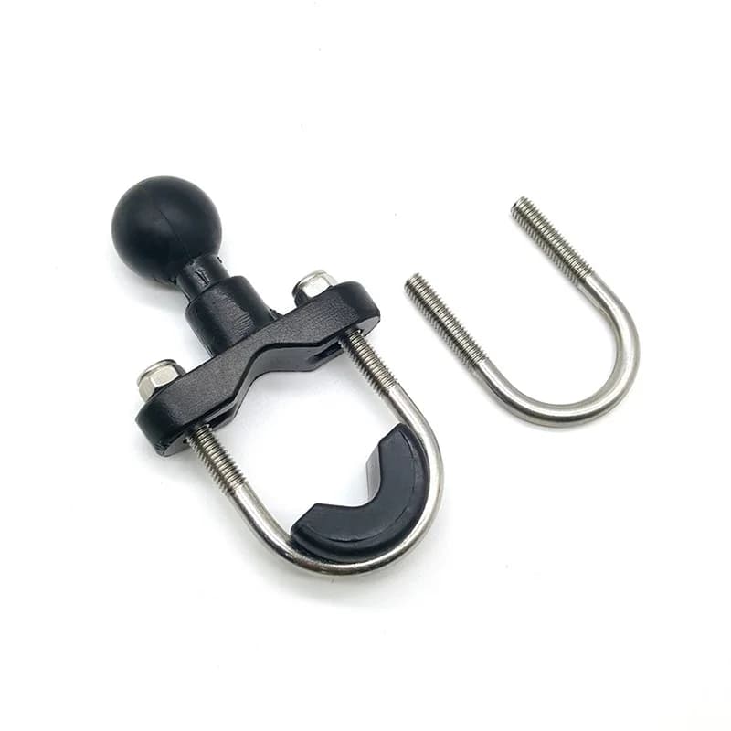 Bicycle Handlebar 1 Inch Ball Mount Round Tube Rail Base for Action Camera Phone GPS Monitor Cycling Holder