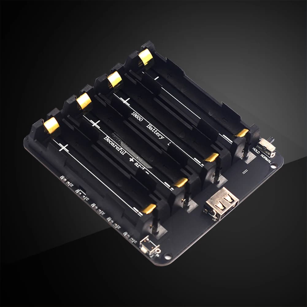 Supporto per scudo per batteria agli ioni di litio V3 Supporto per batteria 18650 Scheda di espansione di alimentazione mobile Micro USB 5V/2A 3V/1A per Raspberry Pi