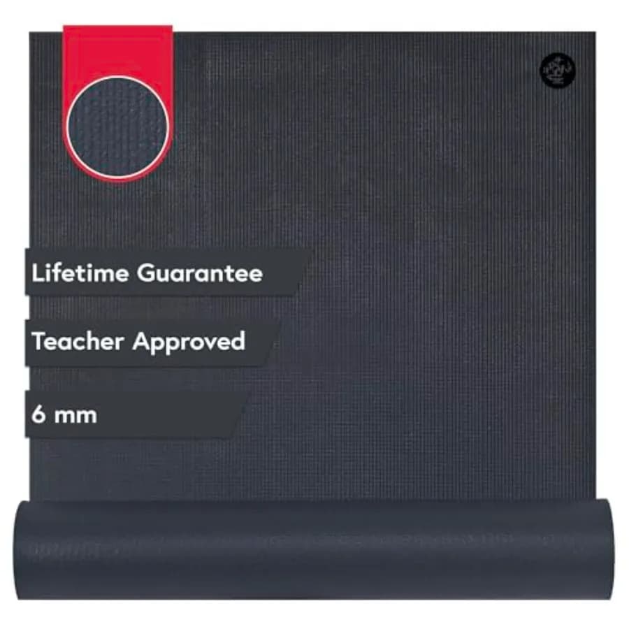 PRO Yoga Mat - 6mm Lifetime Durability Hygienic Construction Premium Studio Quality Teacher Approved