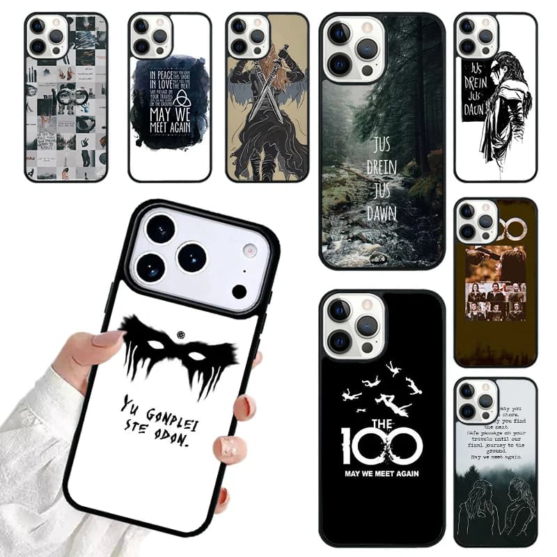 The 100 TV Show Phone Case For iPhone 17 16 15 14 13 12 11 Pro Max 17air Shockproof Cover Fundas