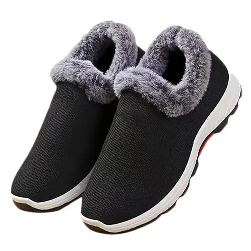 Stivali da neve antiscivolo Stivali foderati caldi da donna Stivali da esterno con suole resistenti all'usura per campeggio, passeggiate, pesca, escursioni