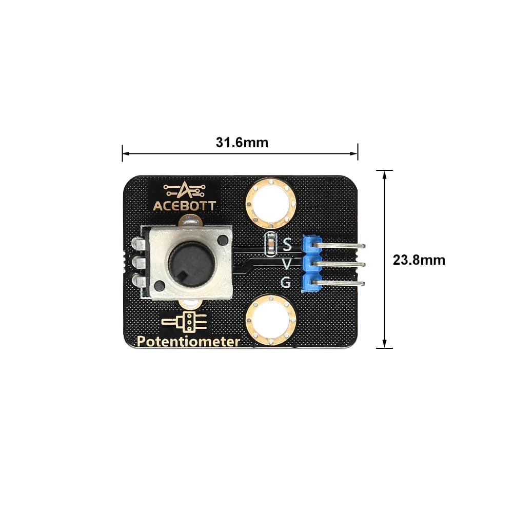 ACEBOTT adjustable potentiometer module for Arduino UNO and MEGA
