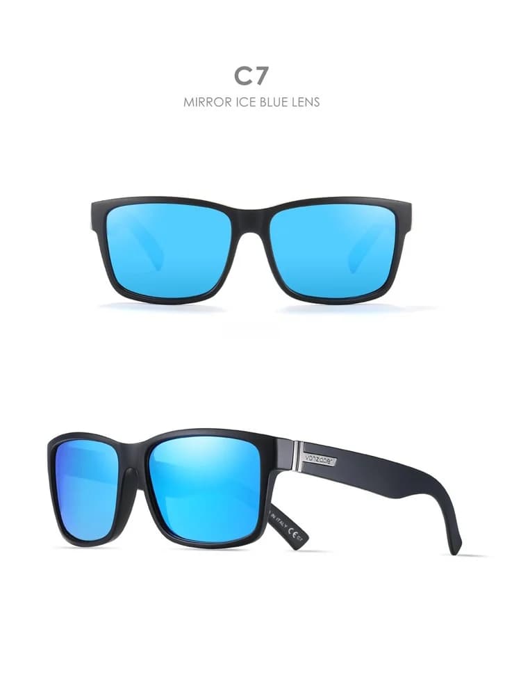 VonZipper Sport Polarized Sunglasses Large Frame Square Beach Surfing Sunglasses for Men And Women Driving Fishing