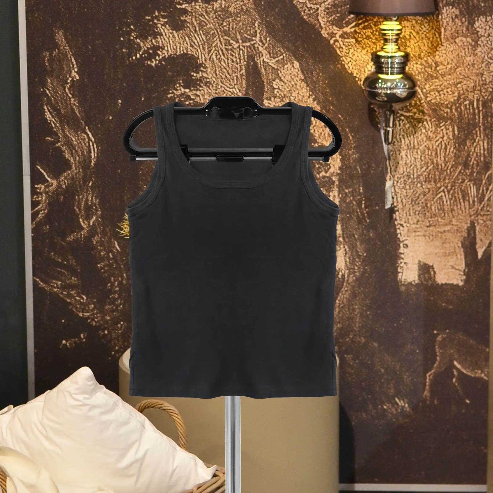 Steamer Garment Hanger for Pants Skirts Dresses Easy Compact Lightweight Portable Ironing Steamer Hanger Clothes