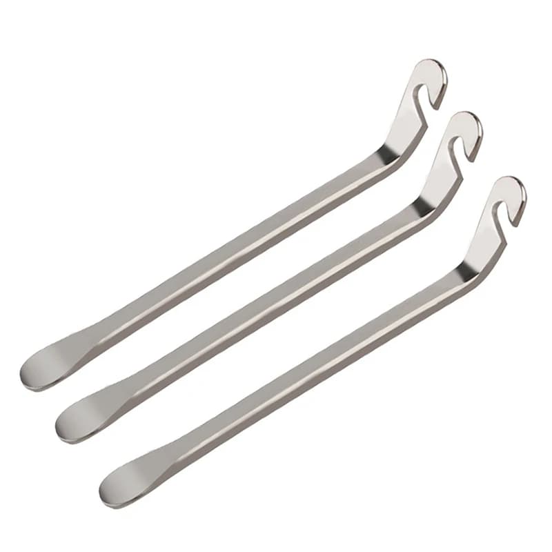 Hot 1pc Bicycle Tyre Lever Tube Remover Tool Stainless Steel Bike Tire Opener Crow Bar Road Cycling Wheel Repair Accessories