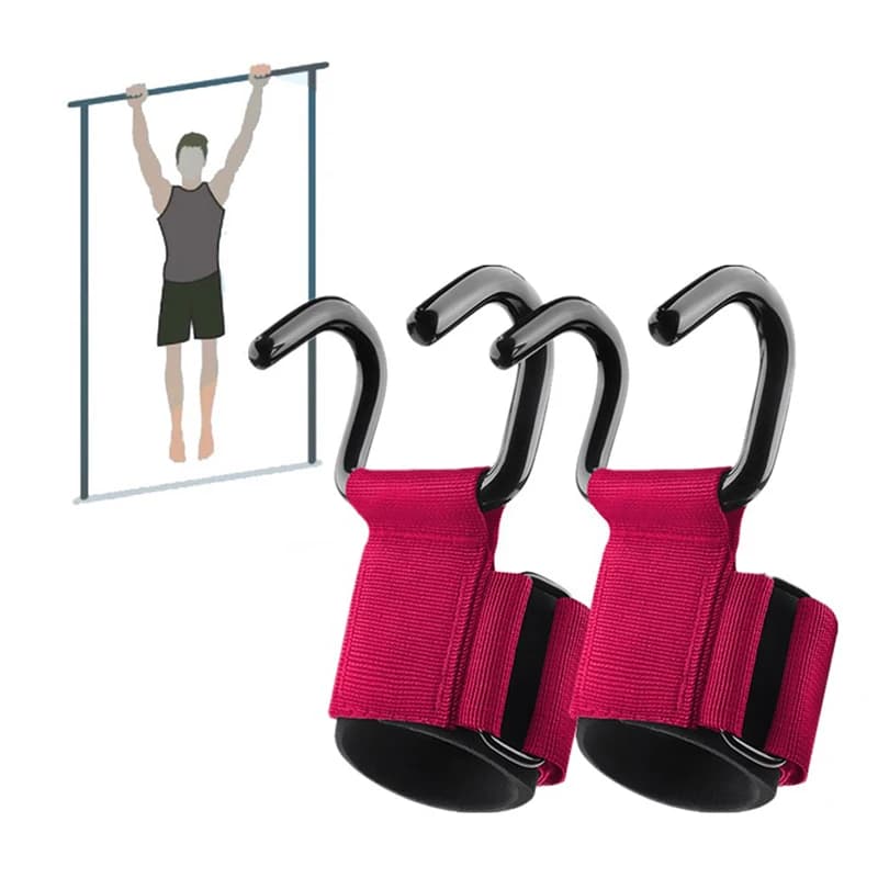 Wrist strap pull-up for weight lifting fitness, horizontal bar, sports equipment, strength training, hand support hook