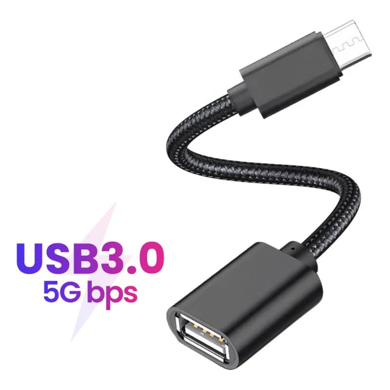 Adattatore OTG Tipo Cavo USB C Cavo USB OTG Tipo C a USB Tipo A Per MacBook Air Pro Samsung Xiaomi Telefono Android Per Flash Drive