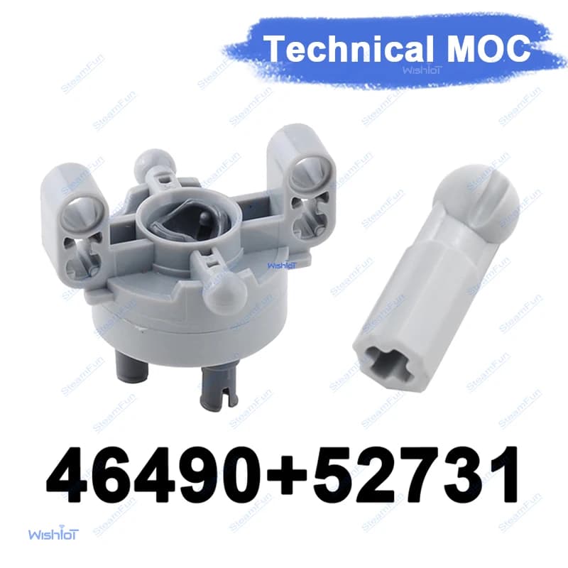 46490 52731 Mozzo Ruota Giunto Omocinetico Sfera Cardanica Sospensione Tecnica Sterzo per Legoeds MOC Asse di Trasmissione Accessori per Costruzioni