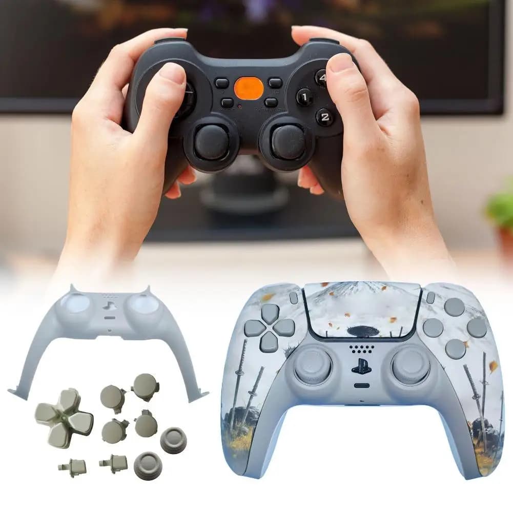 Per PS5 Gamepad Guscio protettivo Touchpad Gamepad Cover Sostituzione Piastre anteriori posteriori Maniglia Custodia Cover Accessori