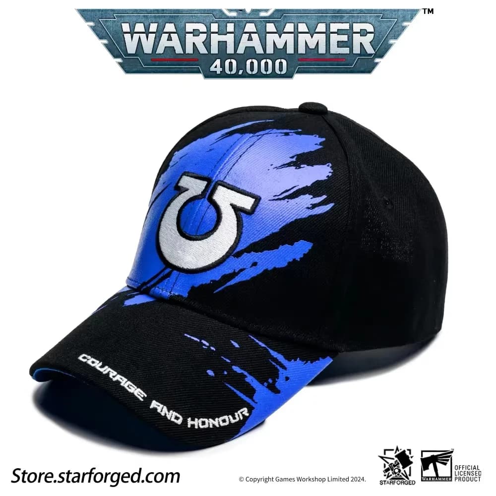 Starforged Warhammer 40K Surrounding Visor Space Marines Warband Baseball Cap Game Peripheral Decoration Hat A Gift for Fans