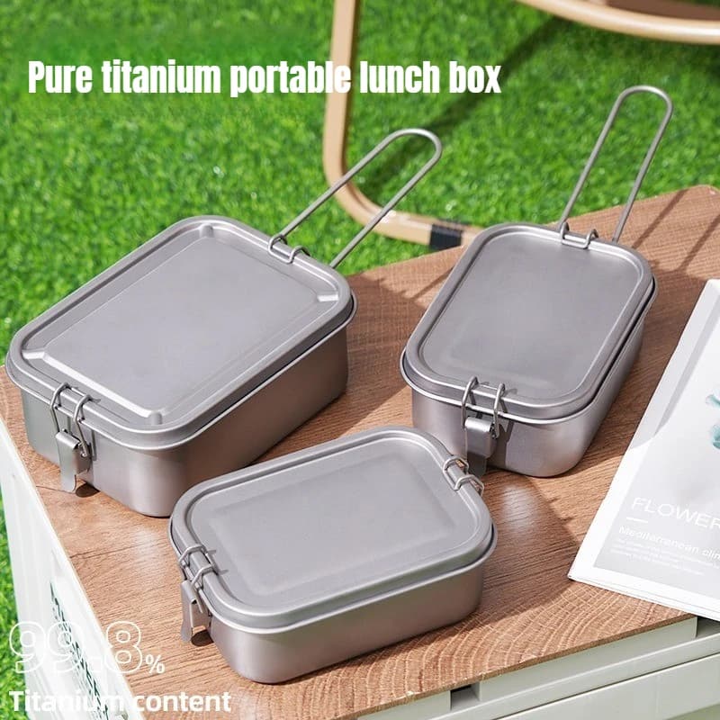 Contenitore per il pranzo da 800/1200 ml in acciaio inossidabile 304, porta pranzo in metallo con chiusura a scatto, adatto per lavoro e scuola