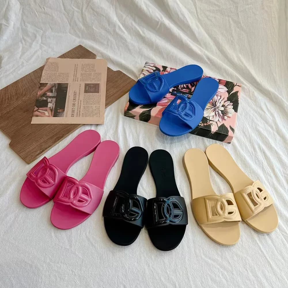 Women's Flat Sandals Summer Beach Slippers Non-Slip Open Toe Thick Sole Casual Slides Comfortable Lightweight Seaside Vacation Shoes 2026