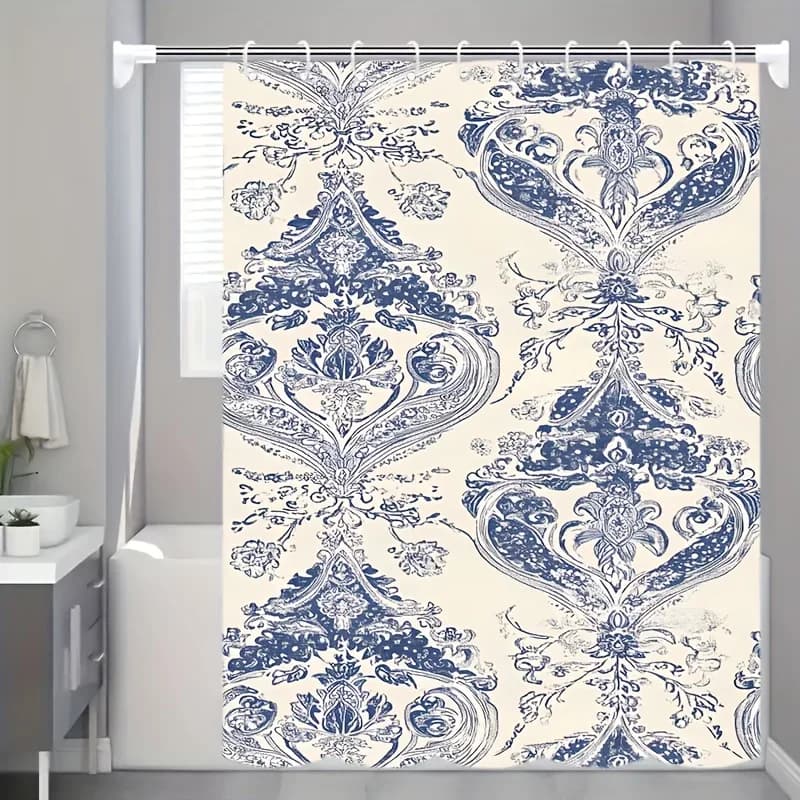 YXPolyester Shower Curtain, All-Season Use, Fits Any Home Decor, Multiple Sizes, Optional Blackout, Durable Bath Decoration
