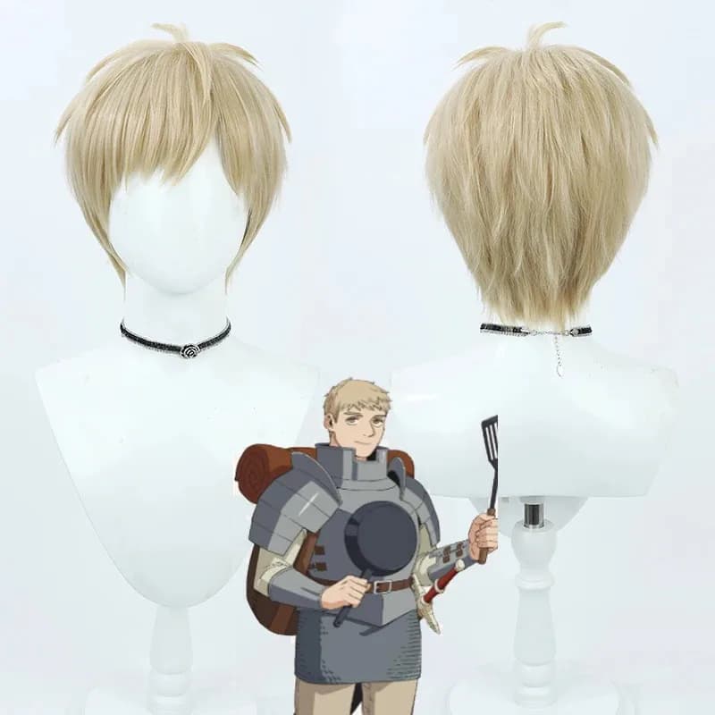 Anime Delicious in Dungeon Laios Touden Cosplay Capelli sintetici resistenti al calore Parrucche per giochi di ruolo di Halloween Parrucca Capx;3,v'6.f;9,