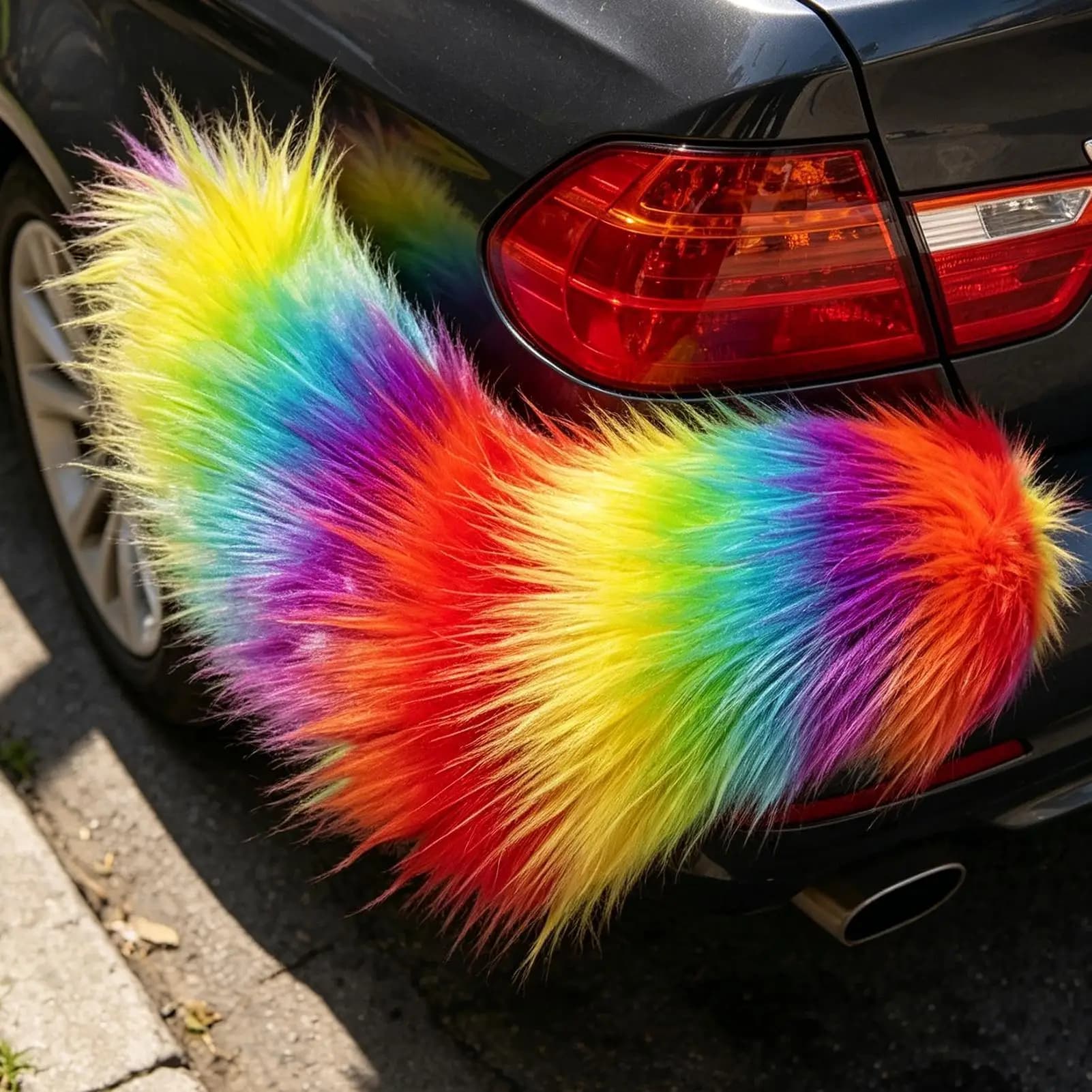 Coda mobile per cosplay, decorazione esterna per auto, coda per auto telecomandata per motociclisti, giri quotidiani, lunghi viaggi, performance sul palco