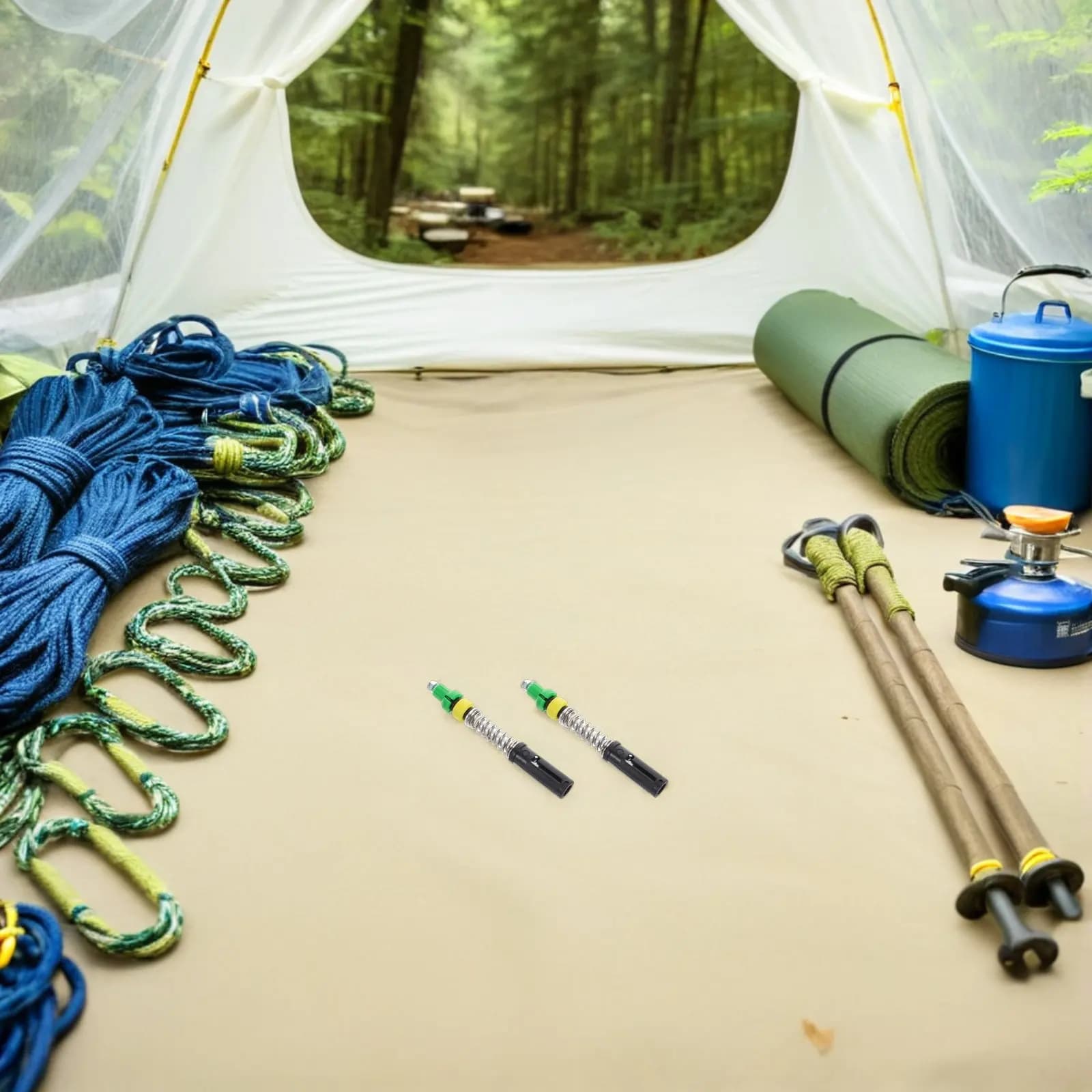 2 Pezzi Tubo di Espansione per Bastoncini da Trekking, Leggero e Ammortizzante, Compatibile con Bastoni da Escursionismo da 16mm