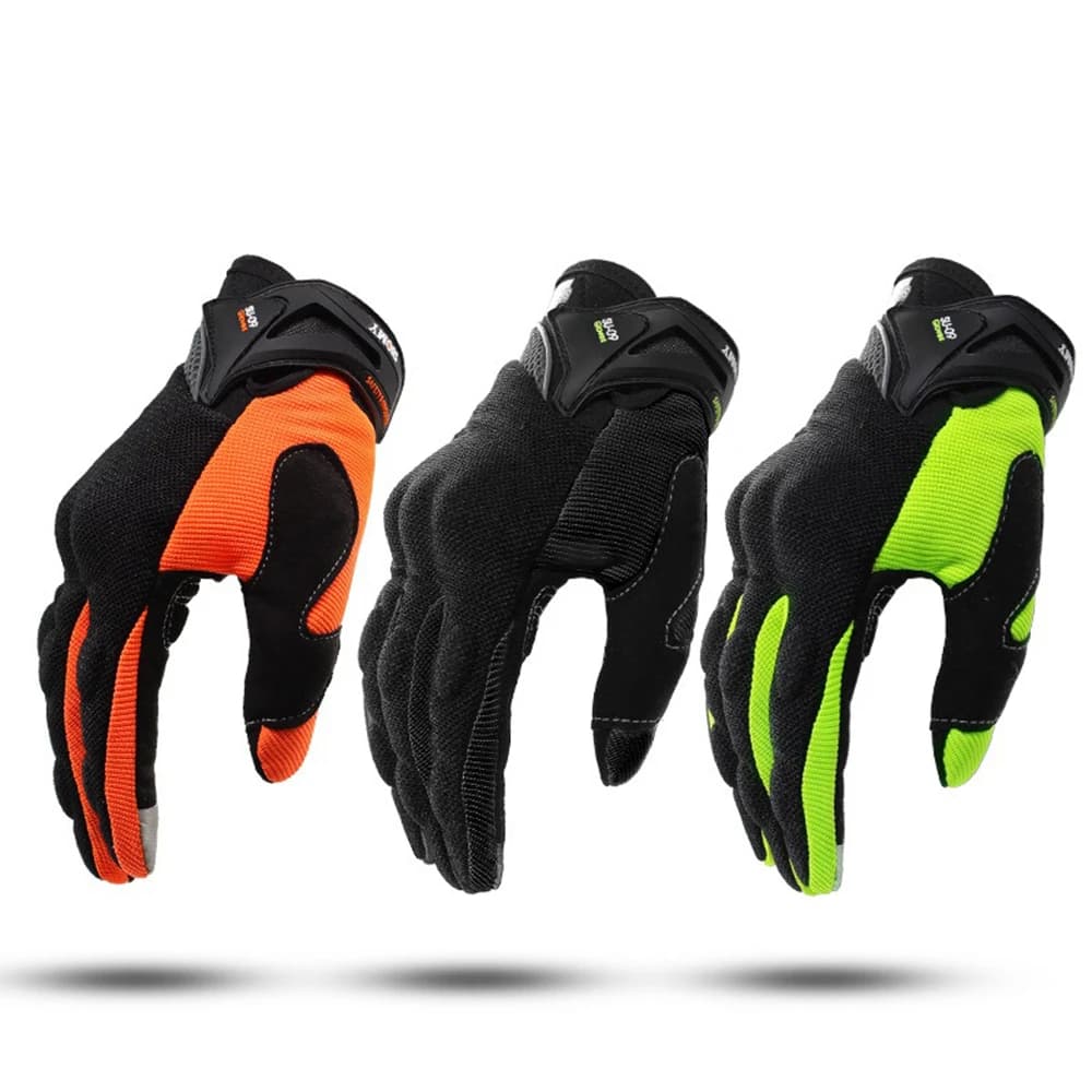 Guanti da equitazione per moto Touch Screen Guanti sportivi con dita intere antiscivolo e resistenti all'usura Guanti da esterno per bicicletta fuoristrada