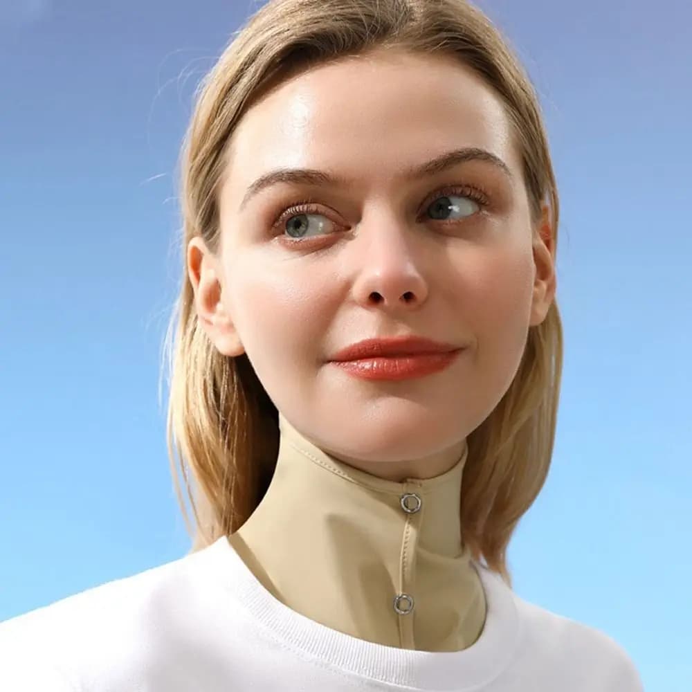 Ice Silk Neck Cover Neckerchief Wraps For Women Sunscreen Shawl Sunscreen Scarf Korean Style Scarves Summer Neck Protection Bib