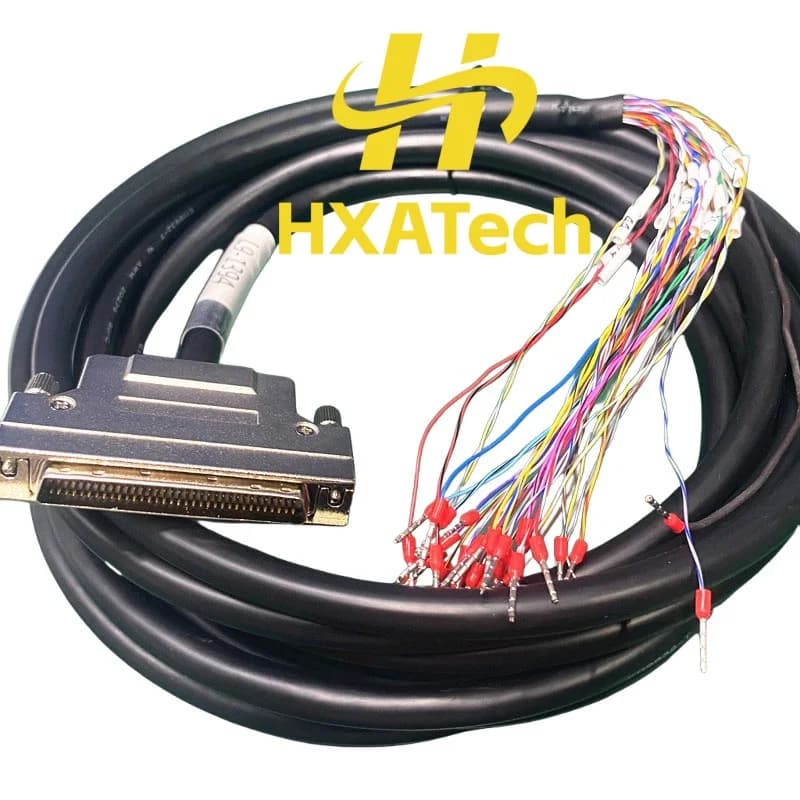 Cavo dati maschio HXATech-SCSI HPDB68 con gestione dei numeri Adattatore terminale tubo pressione 68 pin Connettore splitter DB68 pin