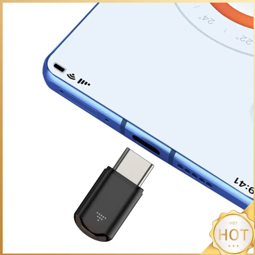 Mini Telecomando IR Intelligente Portatile, Adattatore Blaster IR per Smartphone, Controllo a Infrarossi per Condizionatori e TV