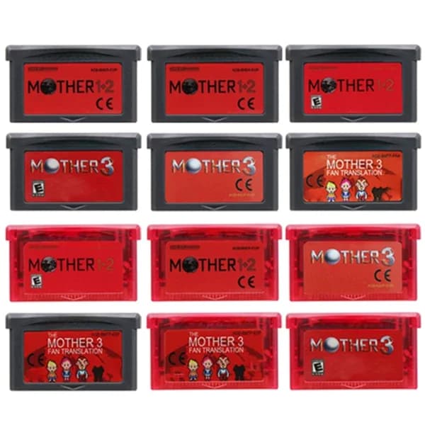 Cartuccia di gioco GBA serie madre Scheda console per videogiochi a 32 bit Madre 1 2 3 Versione USA/EUR/ESP/FRA Guscio rosso grigio per GBA NDS