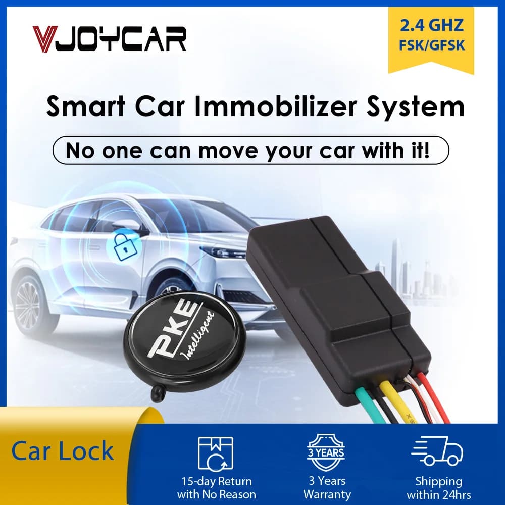 Nuovo Immobilizzatore per Auto 2.4G Wireless Anti-Sizia Blocco Motore Sistema di Allarme per Auto Dispositivo di Interruzione del Circuito Intelligente Chiave RFID Intelligente