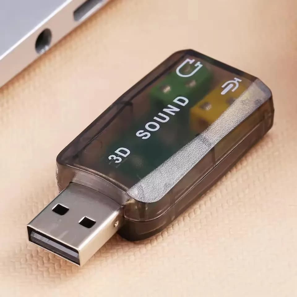 Mini portatile esterno USB microfono jack per cuffie auricolare stereo scheda audio 3d adattatore audio nuova interfaccia altoparlante per laptop