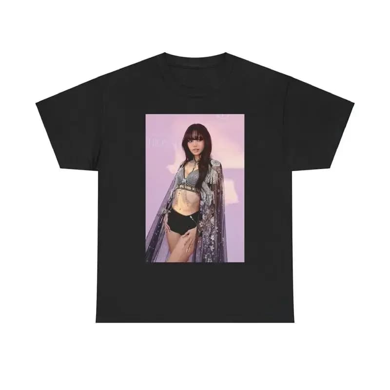 LISA Shirt lalalalisa Golf Wear T Shirt Cotton Aesthetic Clothing