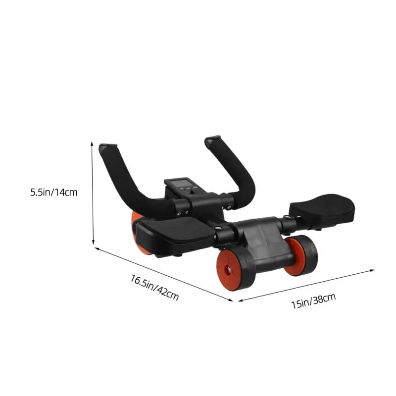 3-Wheel Multifun Ab Wheel Roller Automatic Rebound Professional Core Trainer Home Gym Equipment Abdominal Full Body Exercise