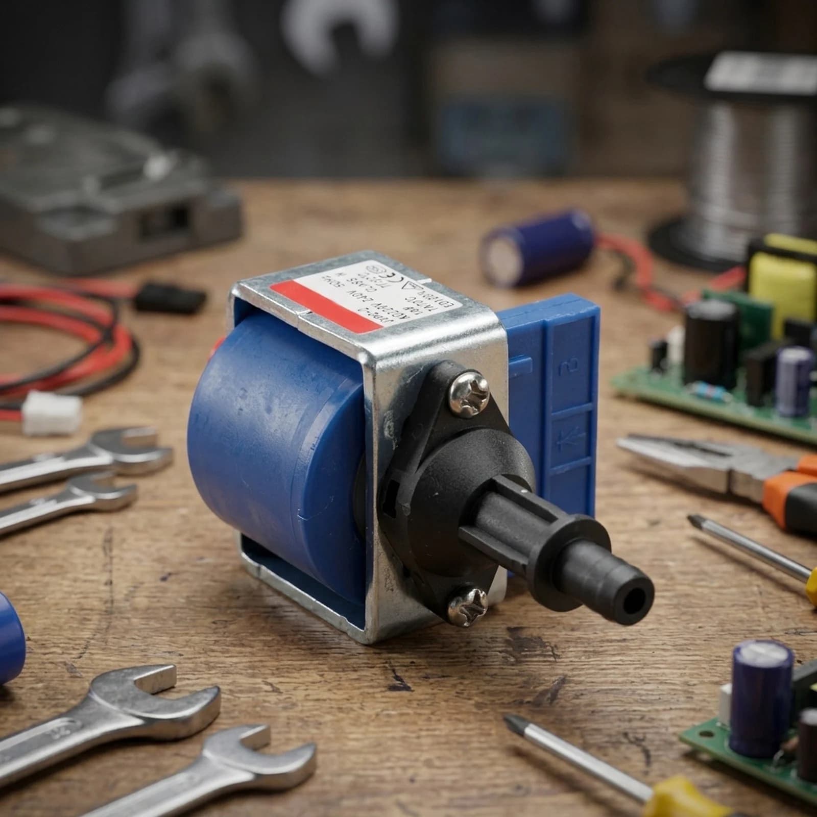JYPC2 electromagnetic solenoid water pump with 50 cc min flow rate for electric irons steam mops and garment steamers