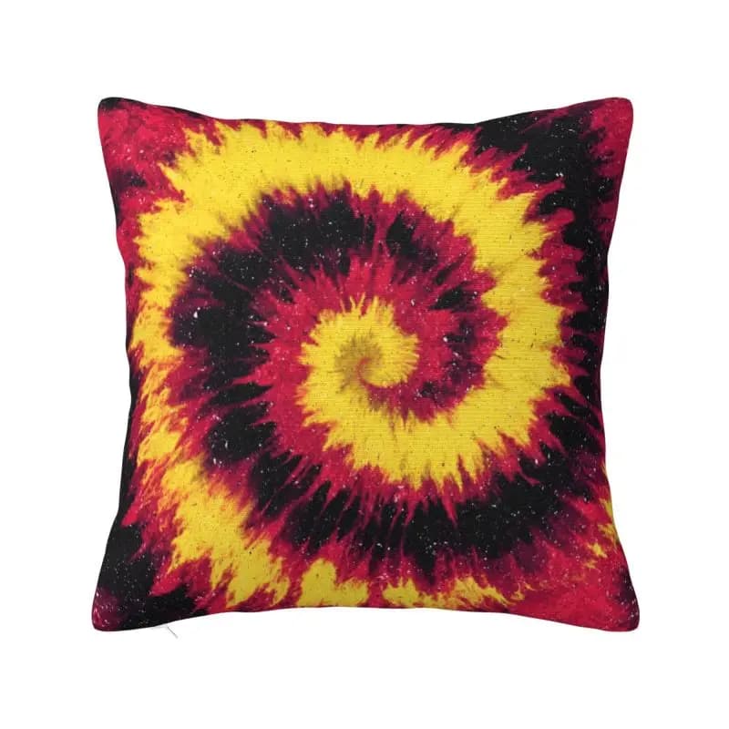 Colorful Rainbow Spiral Cushion Lining tie dye 66x66 cm Polyester Velvet pillow case for sofa Home decoration Federa