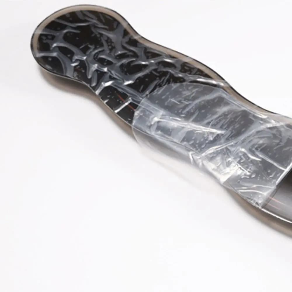 Poggiapolsi per mouse trasparente creativo Tappetino da polso in gel di silicone ergonomico trasparente Efficace tappetino di supporto per polso per mouse morbido Scuola