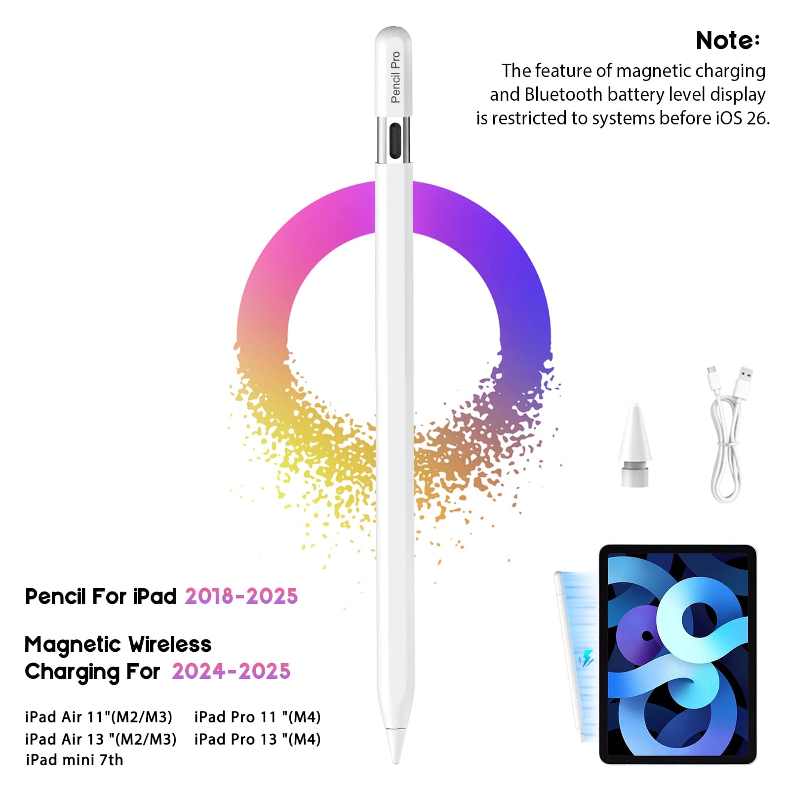 Per Apple Matita iPad Pro 11 12 M2 M3 M4 iPad Air Mini 7th 8th 9th 10th 11th Touch Pen Caneta Tablet Stilo Lapiz Para Pantalla