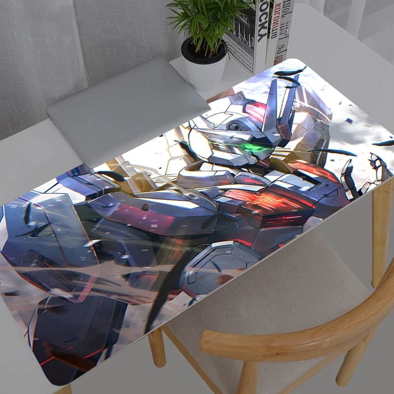 Tappetino per mouse Mobile Suit Gundam Gamer Desk Mat anime PC Computer Sexy Anime Mousepad Tastiera Accessori da gioco Mausepad
