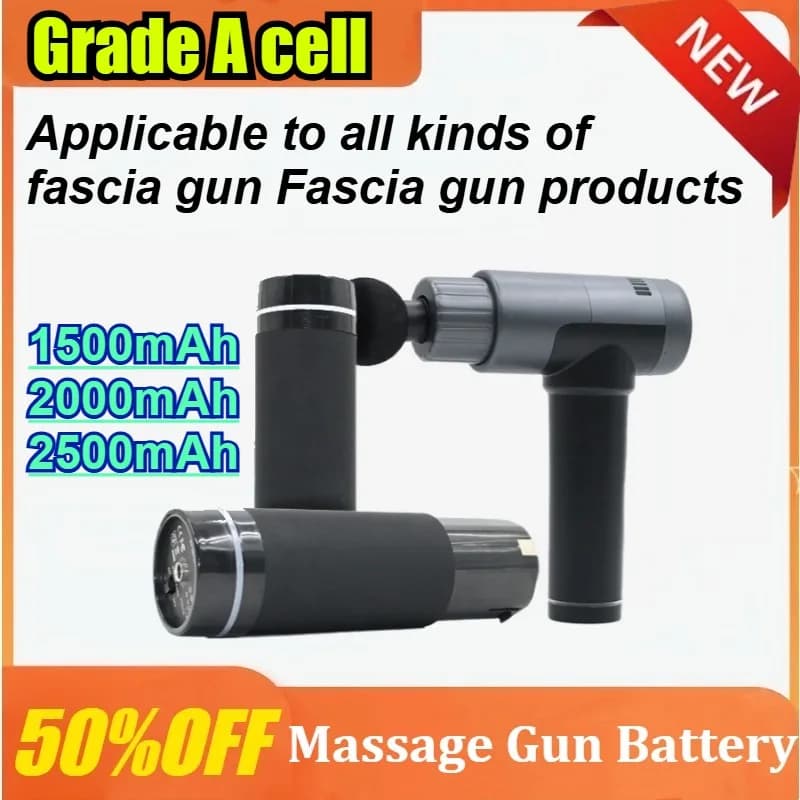 24V 1500/2000/2500mAh massage gun battery for various types of massage/pistole guns for band Rechargeable Lithium Battery Accessories