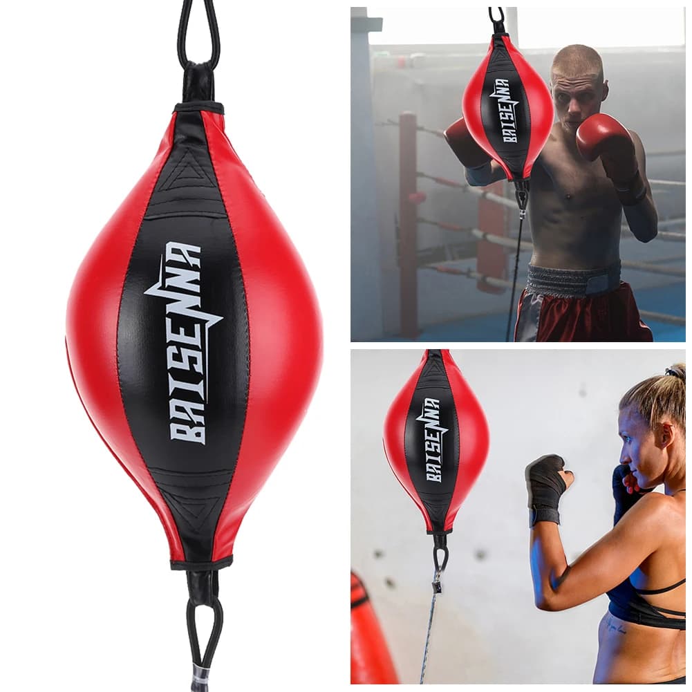 Training Reaction Speed Balls PU Leather Double End Punching Bag Boxing Speed Training Bag Gym Fitness Sports Equipment