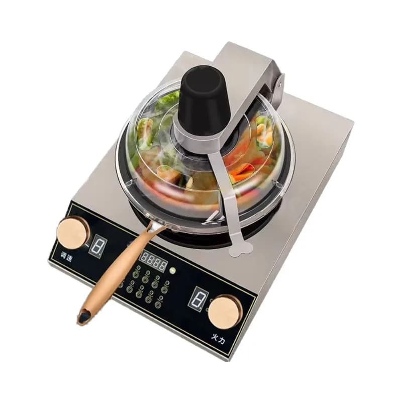 Automatic Cooking Machine Auto Fried Rice Pasta Robotic Stir-Frying Foods Auto Wok for Commercial Korean Catering Kitchen