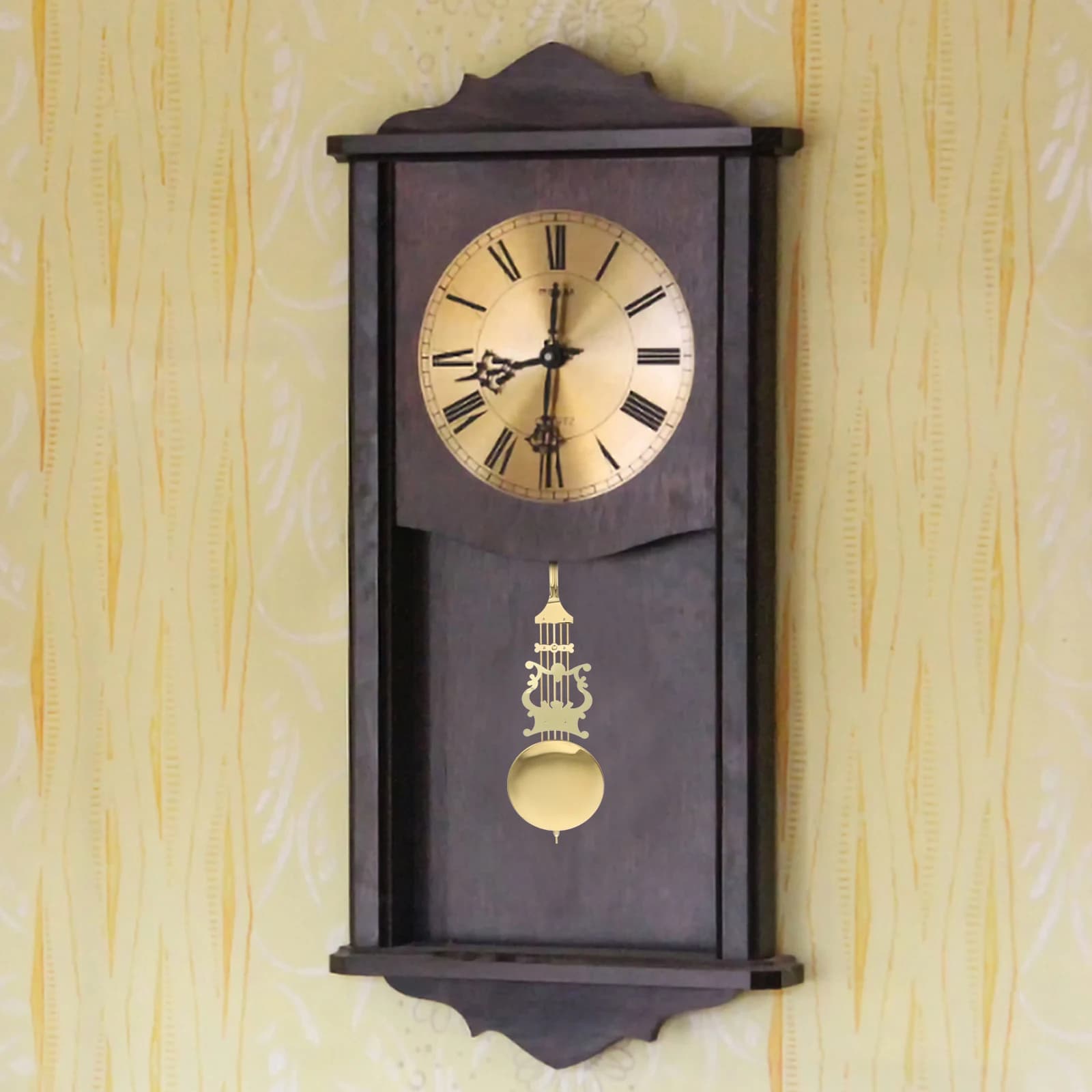 Kit pendolo in metallo di ricambio per movimento 1pc per la riparazione della parete Parti dell'orologio del nonno Componenti del meccanismo dell'orologio fai da te