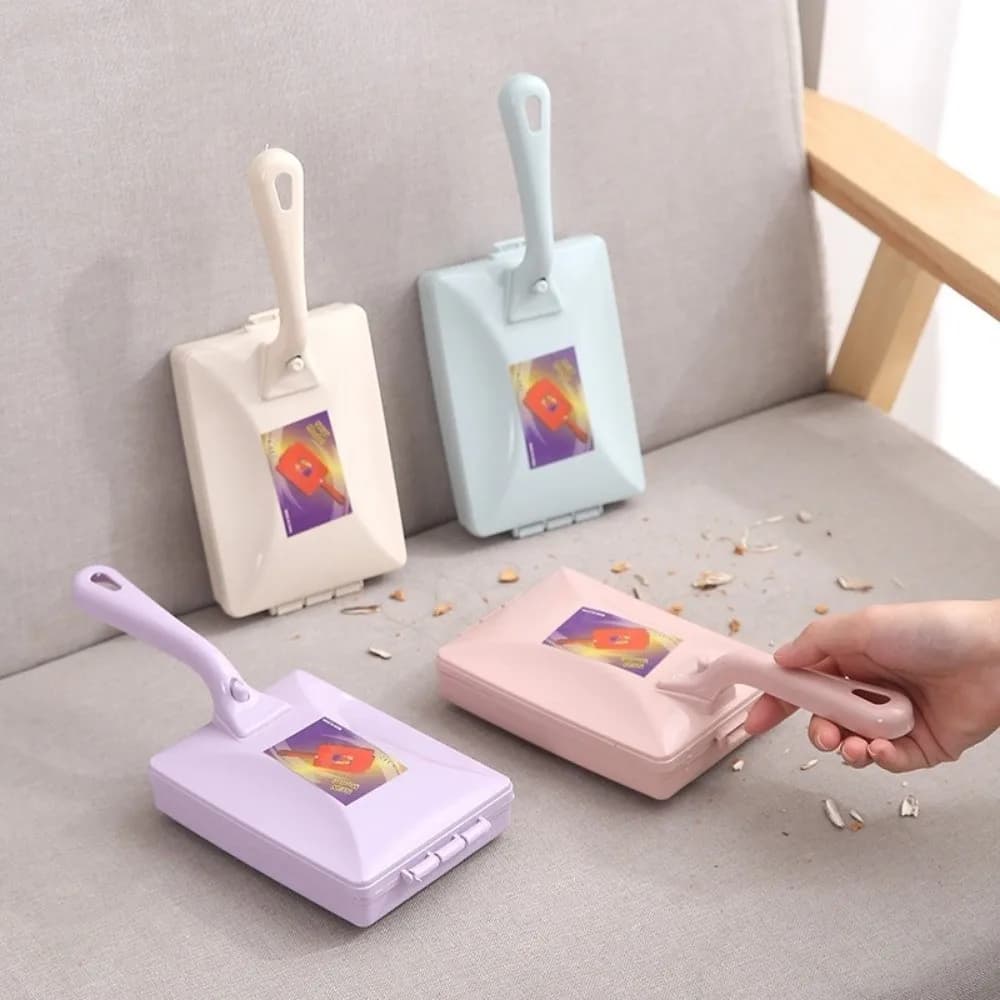 Multifunctional Handheld Design Carpet Brush Square Sweeping Washable Handheld Sweeper Reusable Pet Hair Remover Home Cleaning
