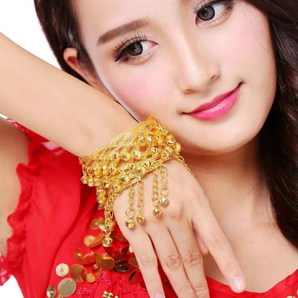 Accessori per Capelli: Fascia per Capelli con Diamanti e Paillettes, Gioielli Bohemien con Perline, Catena per Capelli, Costumi da Danza del Ventre Tribale