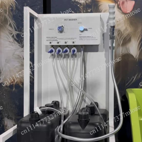 PW-102 Pet Shampoo Diluted All-round Bath Auxiliary Shampoo Dispenser New Bath System Dog Shampoo Making Machine
