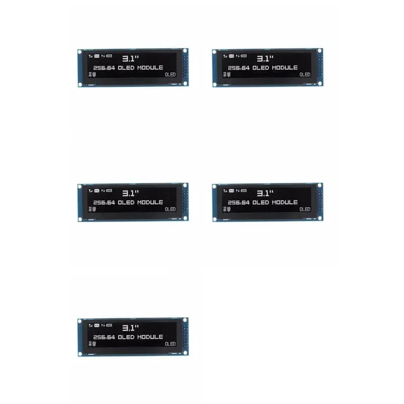 diSCONTO! di5 3.12 Pneumatic Display OLED Parts 256X64 with SSD1322 Driver, LCD Graphic Module with Parallel Welding Pin/ SPI for Arduino/ C