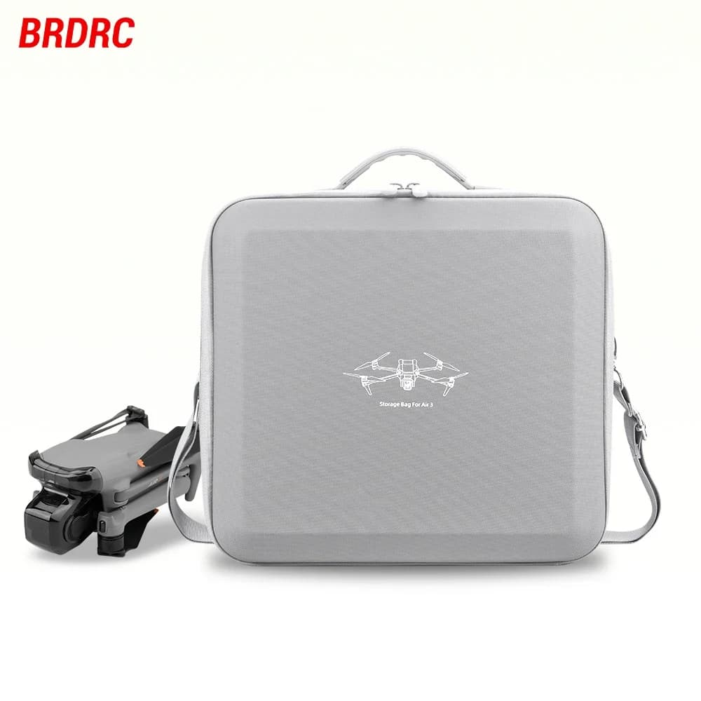 BRDRC Custodia per DJI Air 3S RC 2/RC N2 Custodia per batteria per telecomando per Air 3S Borsa rigida portatile Accessori