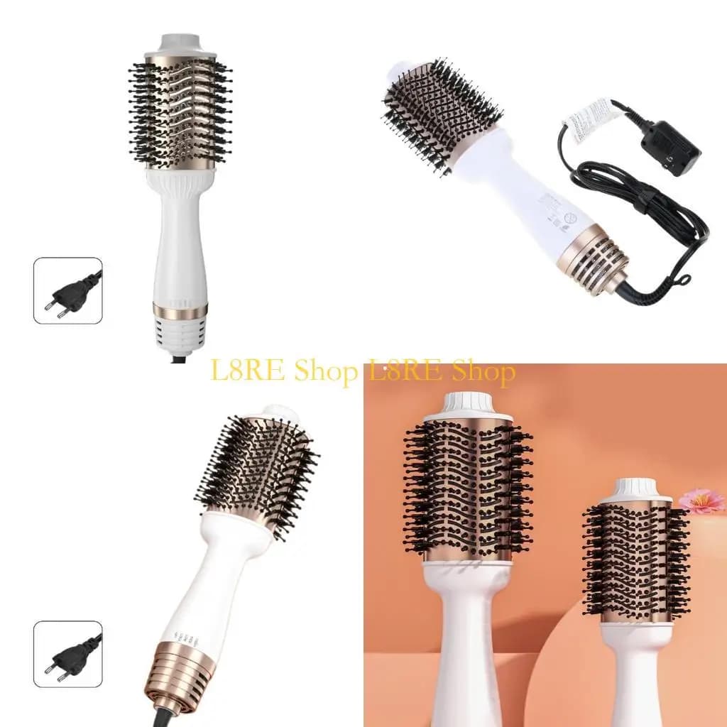 L8RE hairdryer brush for drying with hairdryer, hair dryer brush, hot brush and volumizers