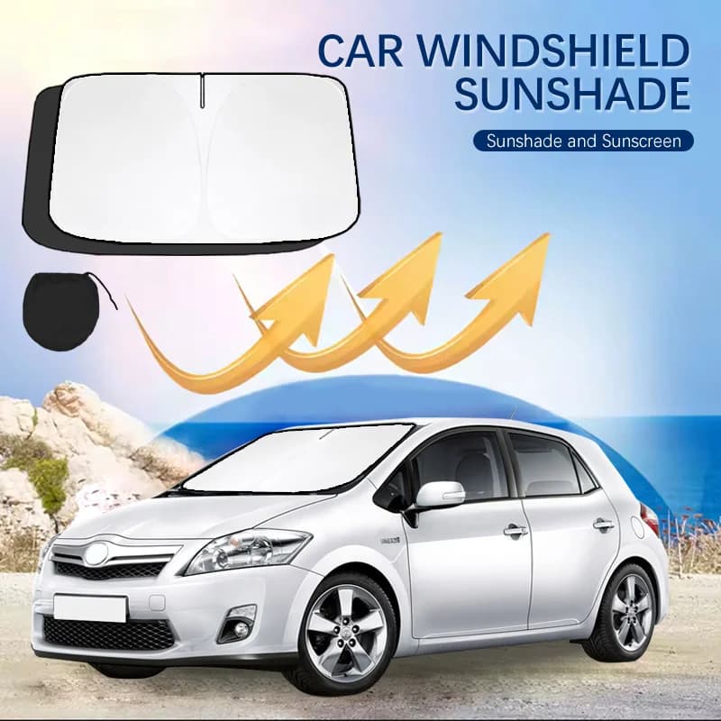 Car Windshield Sun Shade Covers for Front Window Sunscreen UV Parasol For Toyota Auris e150 Auris e15 Summer Car Accessories