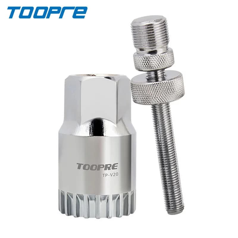 Dispositivo di rimozione del movimento centrale della bicicletta 20 denti foro quadrato chiave di riparazione scanalata chiave per bici da strada di montagna estrattore ruota strumenti di rimozione