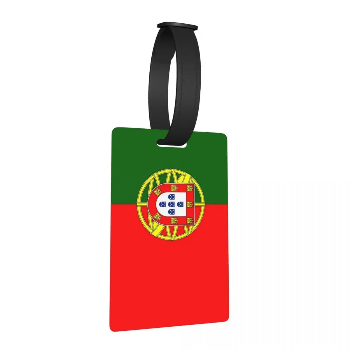 Bandiera del Portogallo Etichette per bagagli Accessori per valigie Viaggio Carino Bagagli Etichetta d'imbarco Porta etichette ID Nome Indirizzo